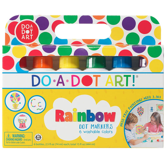 Do A Dot Markers, Pens, Brushes & Crayons Do-A-Dot 6-Pack Rainbow