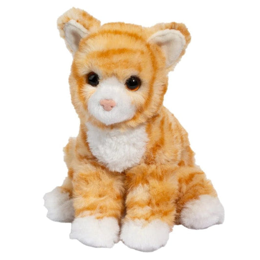 Douglas Cuddle Toys Plush Cats HOLIDAY Gingie Striped Cat Mini Soft