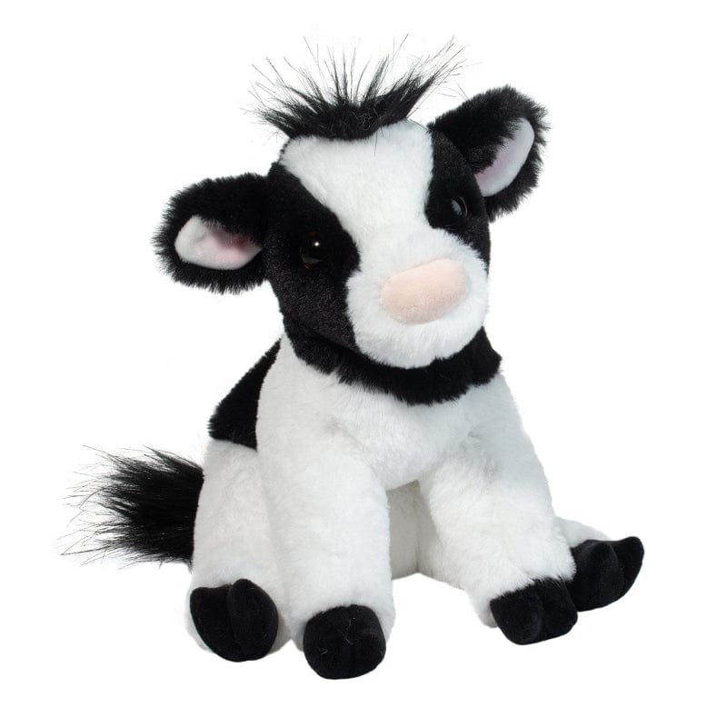 Douglas Cuddle Toys Plush Farm Elsie Black & White Cow Soft