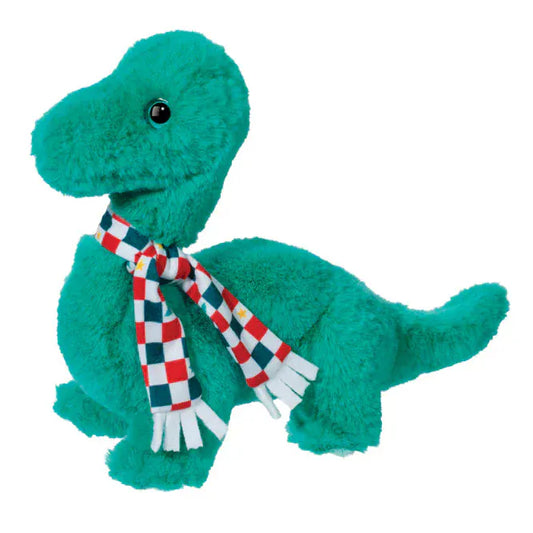 Douglas Cuddle Toys Plush Holiday Brontie Holiday Brontosaurus Mini Soft