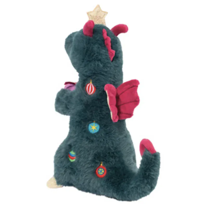 Douglas Cuddle Toys Plush Holiday Deck the Dragon