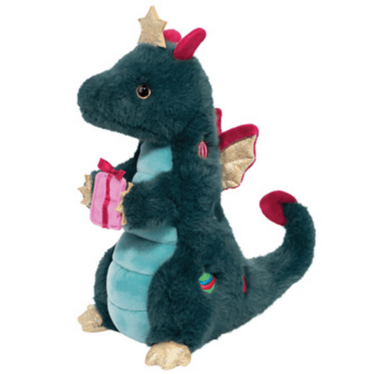 Douglas Cuddle Toys Plush Holiday Deck the Dragon