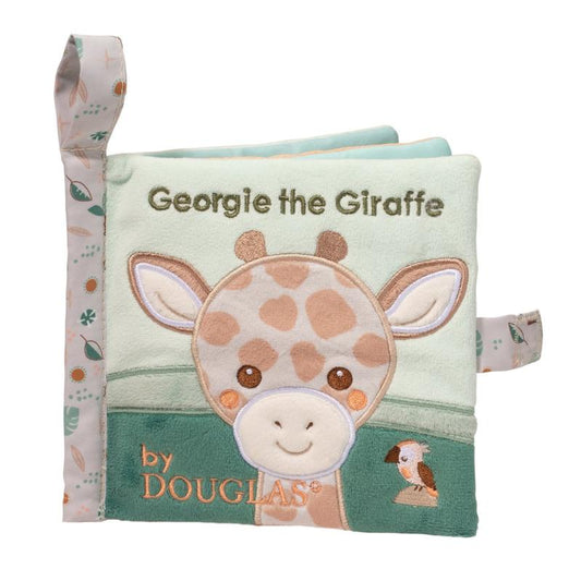 Douglas Toys Plush Baby Default Georgie Giraffe Soft Activity Book