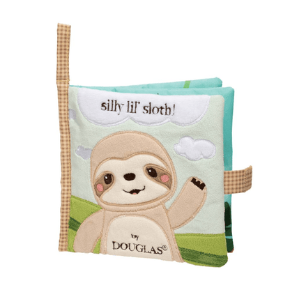 Douglas Toys Plush Baby Stanley Sloth Soft Activity Book