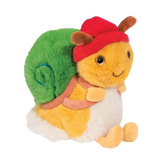 Douglas Toys Plush Bugs & Garden Life Brandon Backpacker Snail