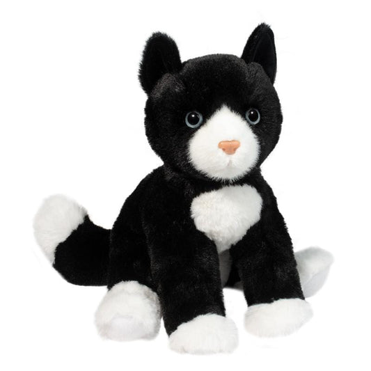 Douglas Toys Plush Cats Default Beckie Soft Black & White Cat