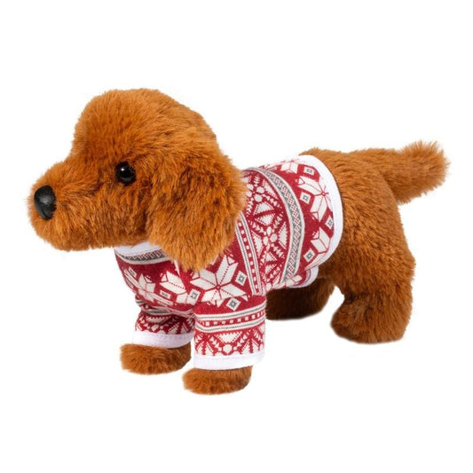 Douglas Toys Plush Dogs Default Dachshund with Sweater Mini Soft