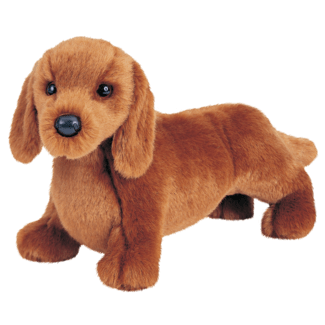 Douglas Toys Plush Dogs Gretel Red Dachshund