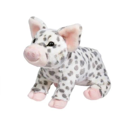 Douglas Toys Plush Farm Default Pauline Black Spotted Pig