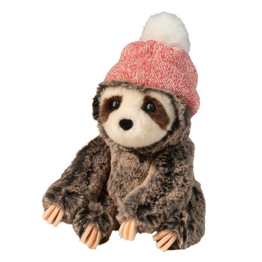 Douglas Toys Plush Holiday Default Blitzen Sloth w/ Winter Hat