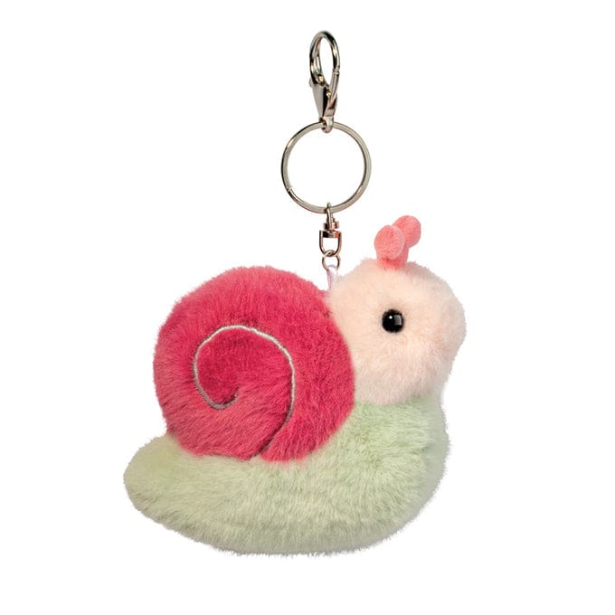 Douglas Toys Plush Keychains Snail Bag Charm