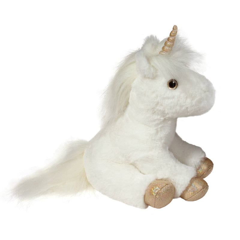 Douglas Toys Plush Mythical Creatures Default Elodie White Unicorn Soft