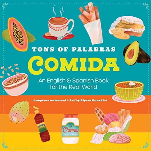 Doupress Bilingual Books Tons of Palabras: Comida