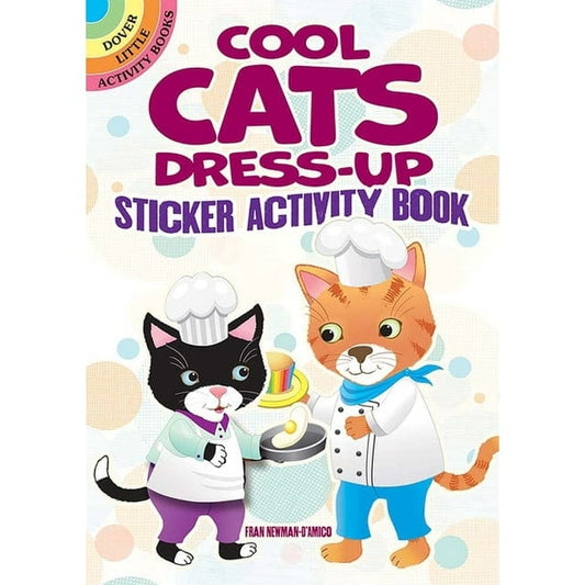 Dover Activity Books Default Cool Cats Dress Up Sticker Activity Book