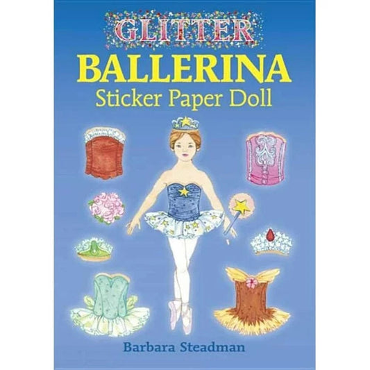 Dover Activity Books Glitter Ballerina Sticker Paper Doll