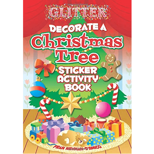 Dover Activity Books Glitter Decorate a Christmas Tree Sticker Activity Book