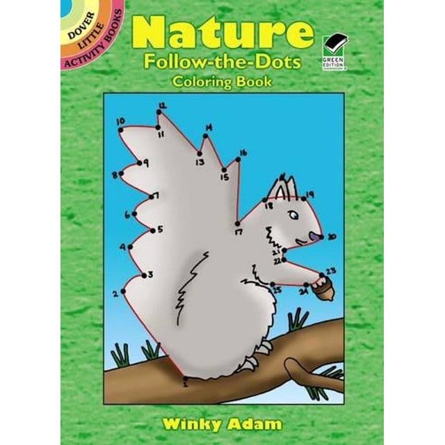 Dover Activity Books Nature Follow-the-Dots Coloring Book