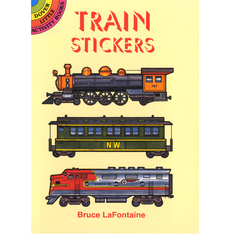 Dover Activity Books Train stickers