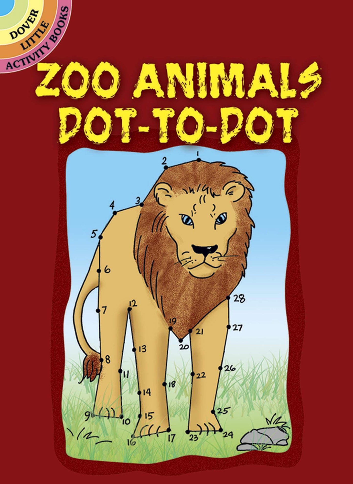 Dover Activity Books Zoo Animals Dot-to-Dot Activity Book