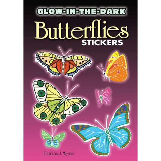 Dover Glow In The Dark Stickers Glow in the Dark Stickers - Butterflies