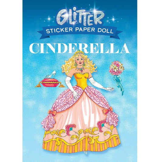 Dover Publications Activity Books Glitter Cinderella Sticker Paper Doll