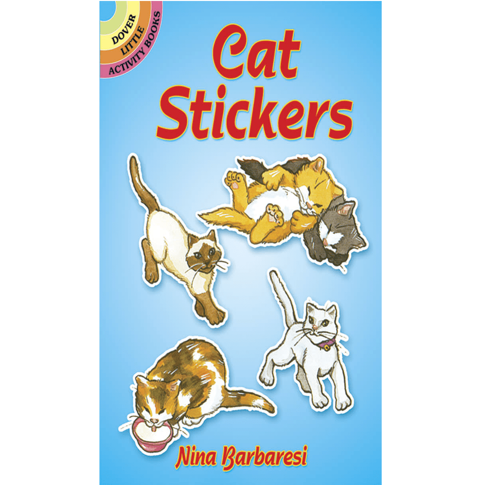 Dover Stickers Cat Stickers