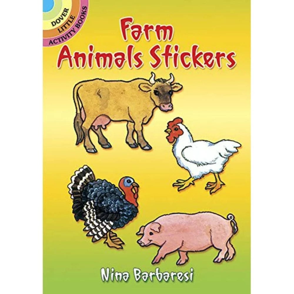Dover Stickers Farm Animals Stickers