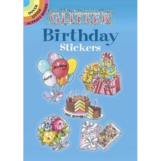 Dover Stickers Glitter Birthday Stickers