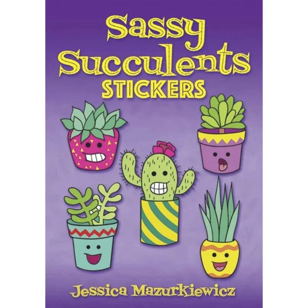 Dover Stickers Sassy Succulents Stickers