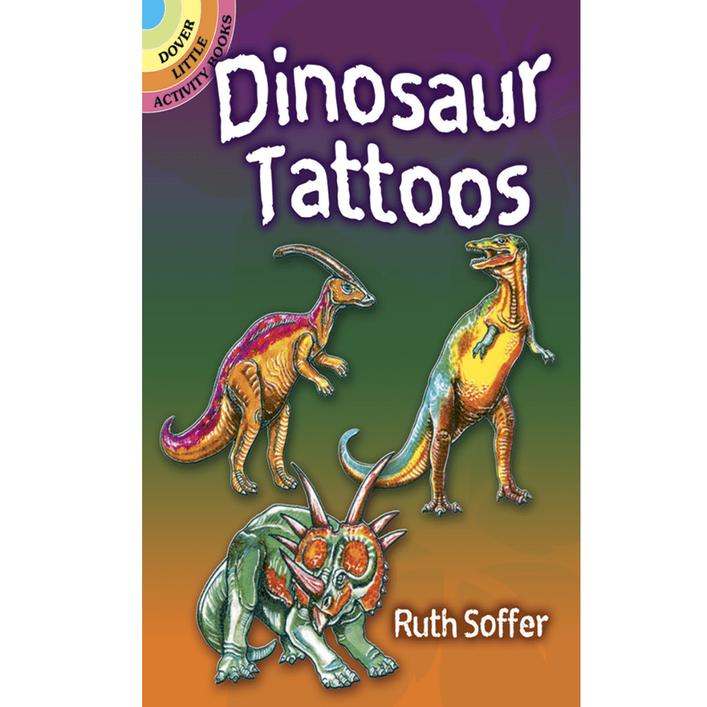 Dover Temporary Tattoos Dinosaur Tattoos