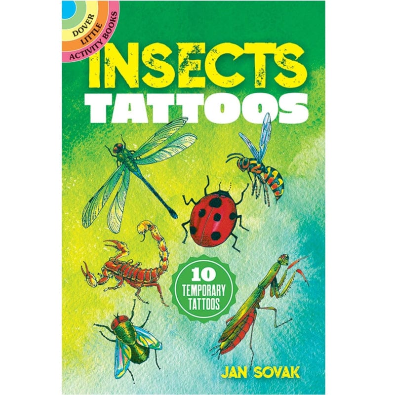 Dover Temporary Tattoos Insects Tattoos