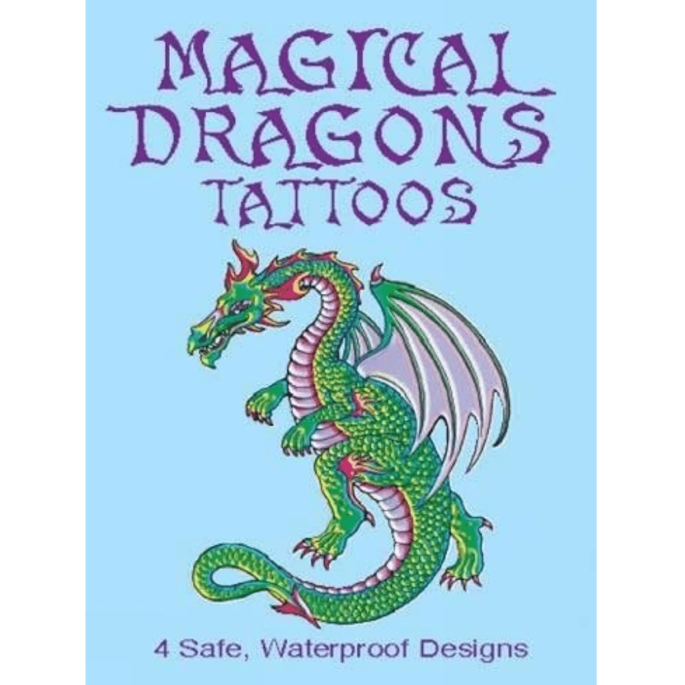 Dover Temporary Tattoos Magical Dragons Tattoos