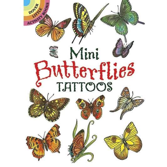 Dover Temporary Tattoos Mini Butterflies Tattoos