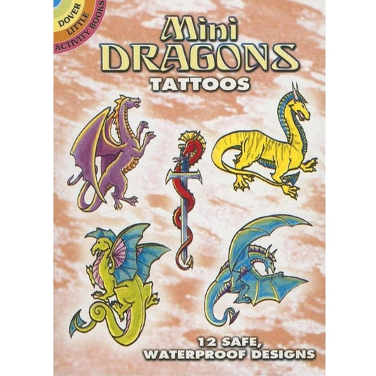 Dover Temporary Tattoos Mini Dragons Tattoos