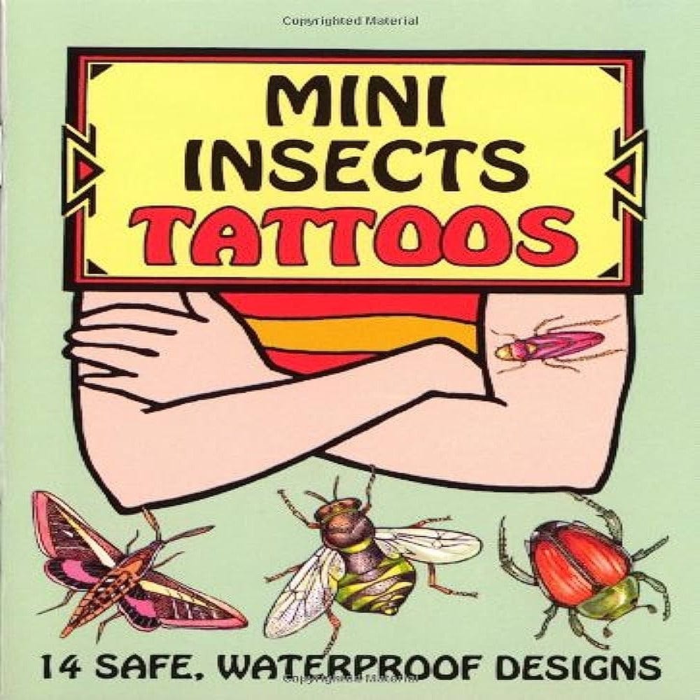 Dover Temporary Tattoos Mini Insects Tattoos