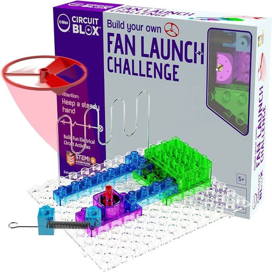 E-Blox STEM Toys Circuit Blox - BYO Fan Launch Challenge