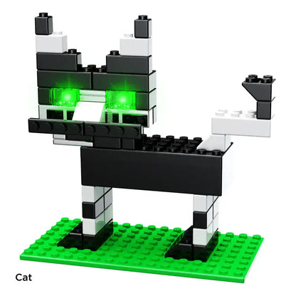 E-Blox STEM Toys Default Power Blox: BYO Glowing Cat