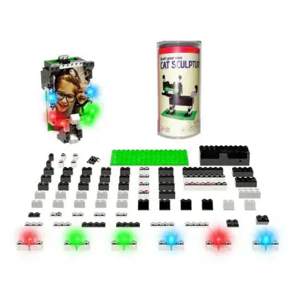 E-Blox STEM Toys Default Power Blox: BYO Glowing Cat