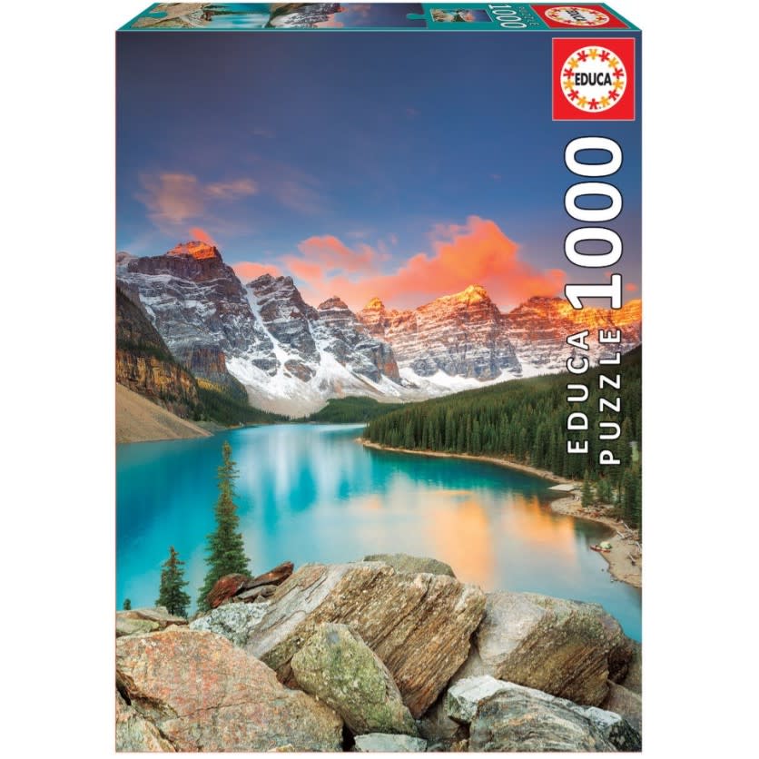 EDUCA 1000 Piece Puzzles Default Moraine Lake, Banff 1000 Piece Puzzle