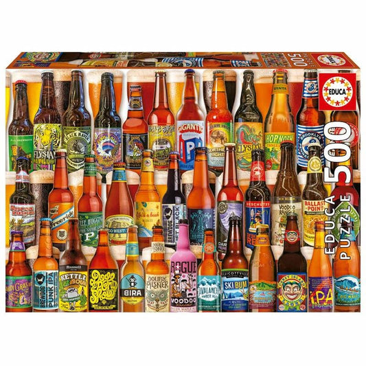 EDUCA 500 Piece Puzzles Default Draft Beers 500 Piece Puzzle