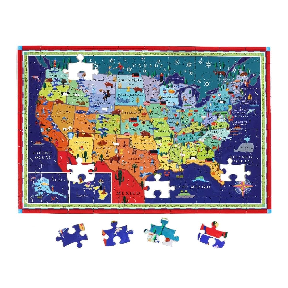 eeBoo 100 Piece Puzzles This Land Your Land 100 Piece Puzzle