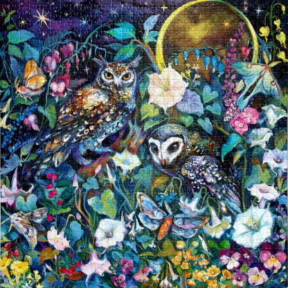 eeBoo 1000 Piece Puzzles Moon Garden 1000 Piece Puzzle