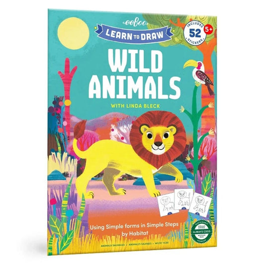 eeBoo Activity Books Default Learn to Draw Wild Animals (Needs UPC)