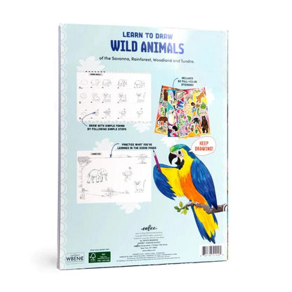 eeBoo Activity Books Default Learn to Draw Wild Animals (Needs UPC)