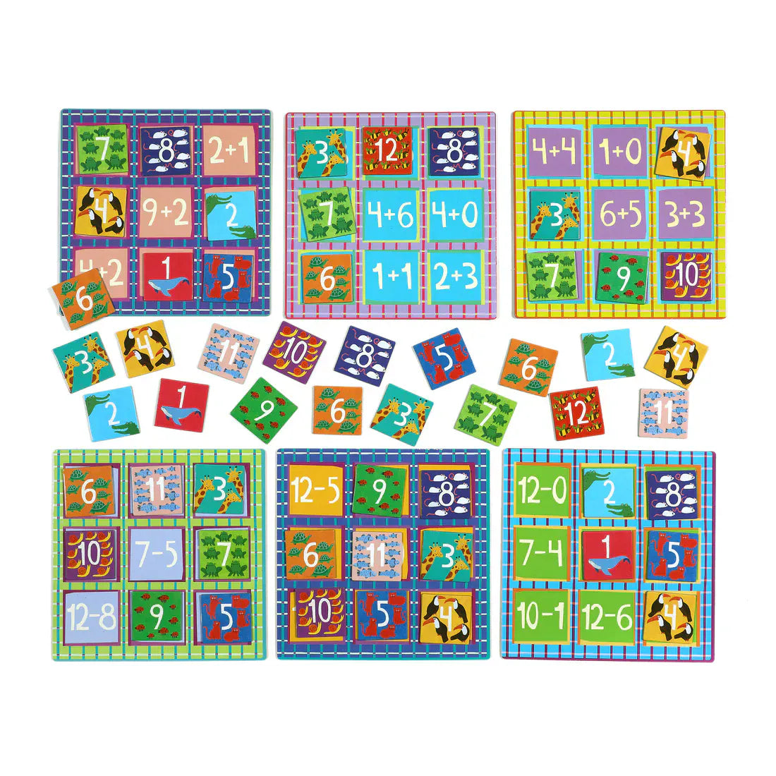 eeBoo Bingo Games Simple Math Bingo