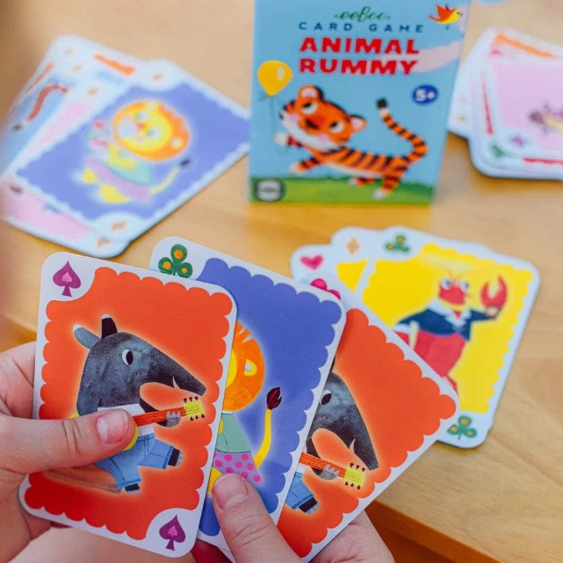 eeBoo Card Games Default Animal Rummy