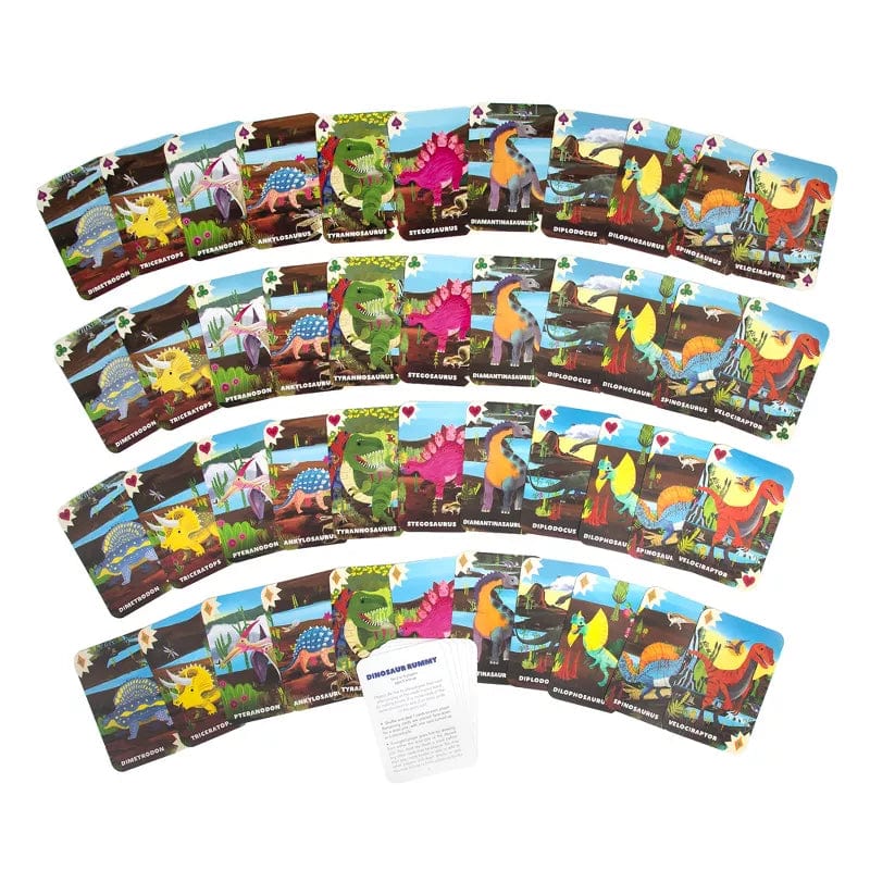 eeBoo Card Games Default Dinosaur Rummy