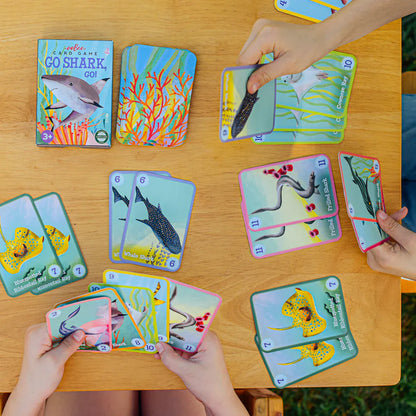 eeBoo Card Games Go Shark Go! Playing Cards