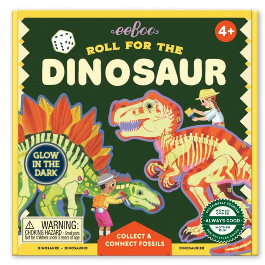 eeBoo Dice Games Roll for the Dinosaur