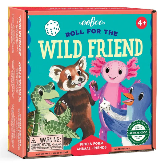 eeBoo Dice Games Roll for the Wild Friend